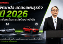 Honda แถลงแผนธุรกิจ ปี 2026 เตรียมสร้างการเติบโตอย่างยั่งยืน